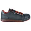 Chaussures de sécurité Cofra Technical noires et rouges, vue principale