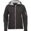 Coupe-vent femme Clique Seabrook Women – black – vue de face
