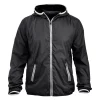 Coupe-vent mixte Clique Hardy – black – vue de face