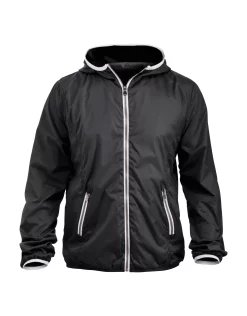Coupe-vent mixte Clique Hardy – black – vue de face