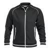Veste sweat mixte Clique Craig – black – vue de face