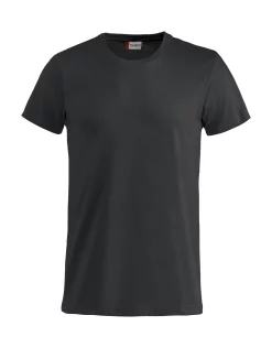 T-shirt enfant Clique Basic-T Junior – Black – vue de face