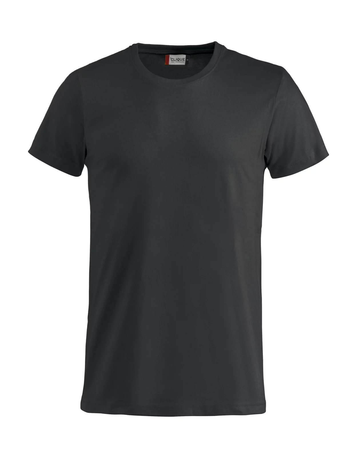 T-shirt enfant Clique Basic-T Junior – Black – vue de face