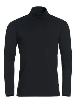 T-shirt col roulé homme Clique Elgin – black – vue de face