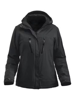 Veste softshell femme Clique Sparta – black – vue de face