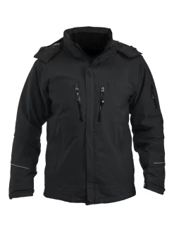 Veste softshell homme Clique Sanders – black – vue de face