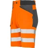 Bermuda haute visibilité LOOPING HV — LOOPING HV Lafont, orange fluo / gris charcoal, vue de face