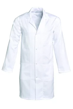 Blouse blanche 100 % coton SNV Julien, vue de face