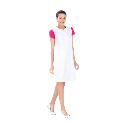Blouse femme sans manches Cécile blanche — Rémi Confection
