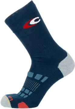 Chaussettes COFRA TOP SUMMER basses bleu marine, vue de profil
