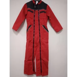 Combinaison de travail enfant 33299 Le Laboureur rouge et noir vue de face