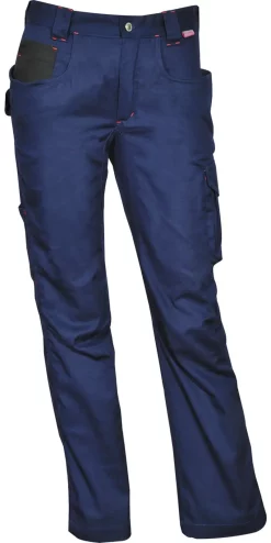 Pantalon de travail femme Walklander Woman bleu marine et noir – Cofra