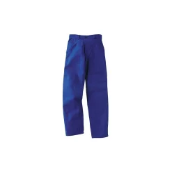 Pantalon de travail grande taille 01-241 Le Laboureur 100% coton Bleu bugatti vue de face