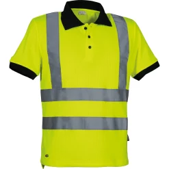 Polo haute visibilité COFRA SPOTLIGHT, jaune, vue de face