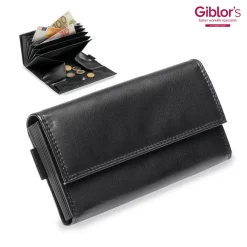 Portefeuille de service noir synthétique Giblor’s référence 555