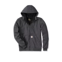 Sweat Wind Fighter de Carhartt, coloris Carbon Heather, vue de face.