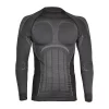 T-shirt thermique COFRA BRYNE à manches longues anthracite, vue de face