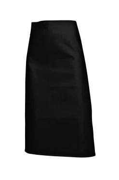 Tablier de cuisine SNV Chef 105 × 85 cm noir, vue de face