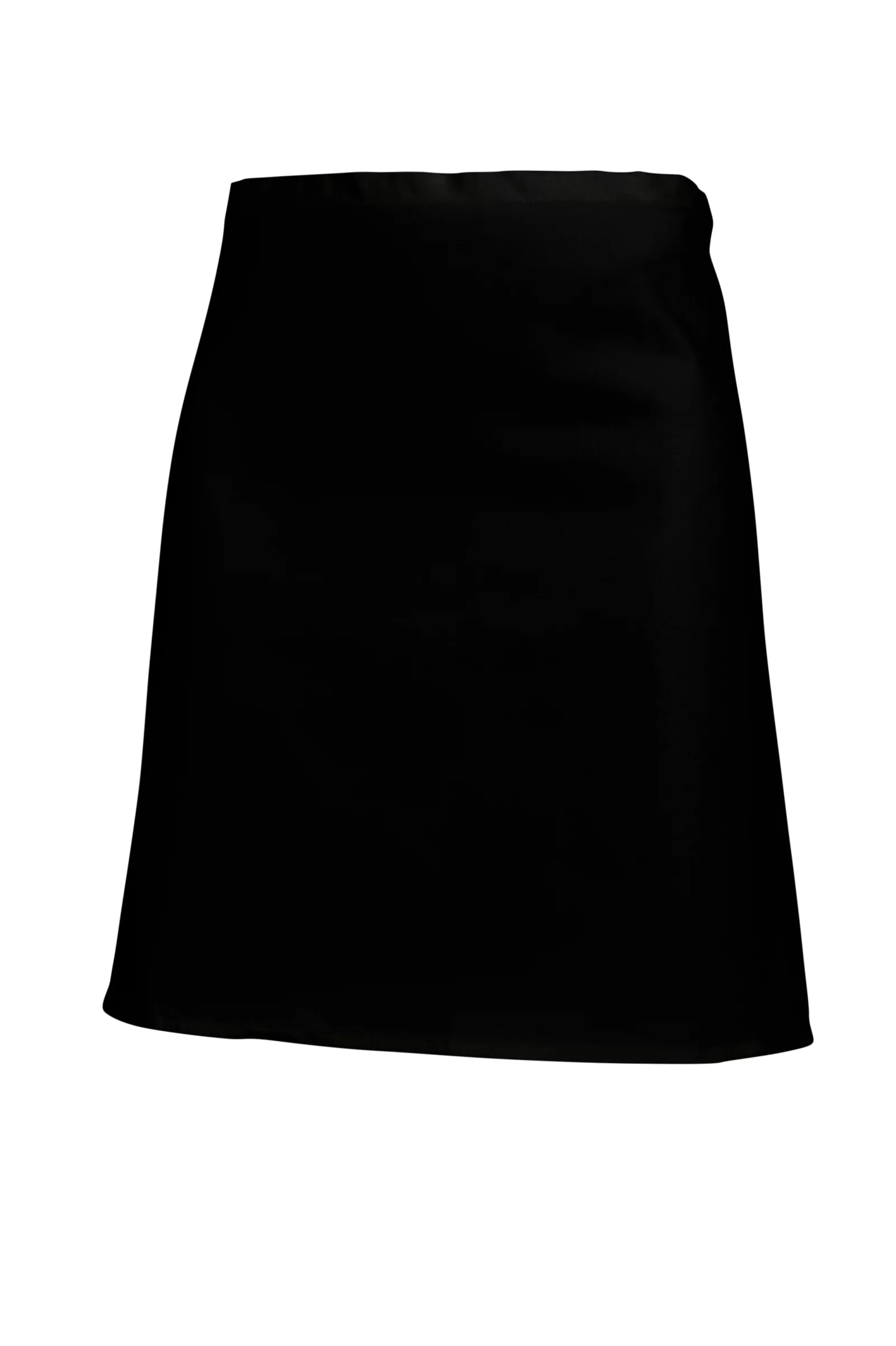 Tablier de cuisine SNV Demi-chef 105 × 55 cm noir, vue de face