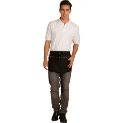 Tablier forain noir quatre poches Création Talbot PM76
