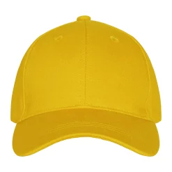 Casquette Clique Classic Cap, coloris jaune citron, vue de face