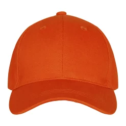 Casquette Clique Classic Cap, coloris orange, vue de face