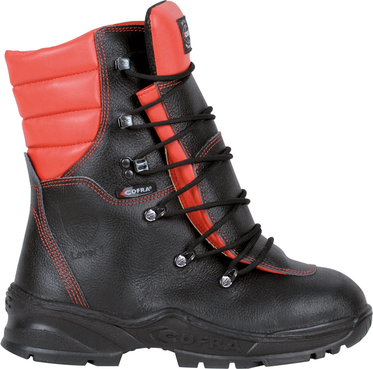COFRA FORCE 21481-000, noir/rouge, vue fabricant