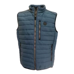 Gilet matelassé Easyline DENZEL — Indigo, vue de face