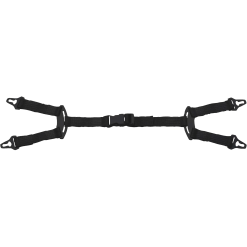 Jugulaire Delta Plus DYNAMIC JUGALPHA 4 points noire