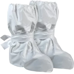 Paire de surbottes jetables Cofra LAYER BOOT blanches, hauteur 45 cm