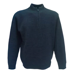 Sweat à col zippé Easyline STERLING — Forêt, vue de face